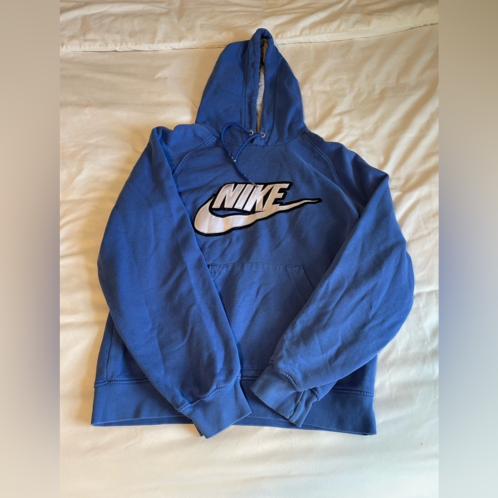 Blue Nike hoodie